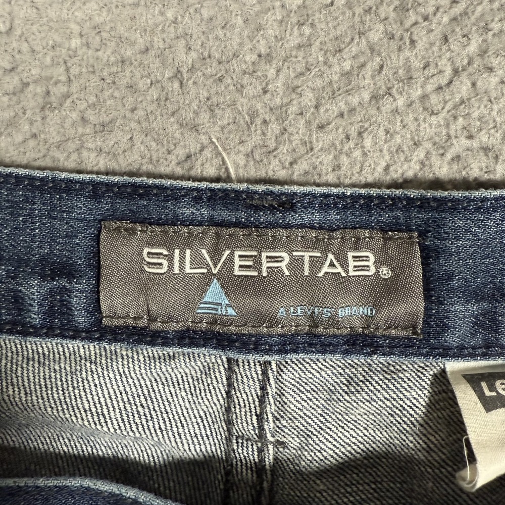 Levis Silvertab Jeans Mens 36x28 Blue‎ Vintage Relaxed Fit Denim Casual Preppy - Picture 9 of 12